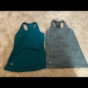 Athleta seamless tank tops lot of 2 XS/S